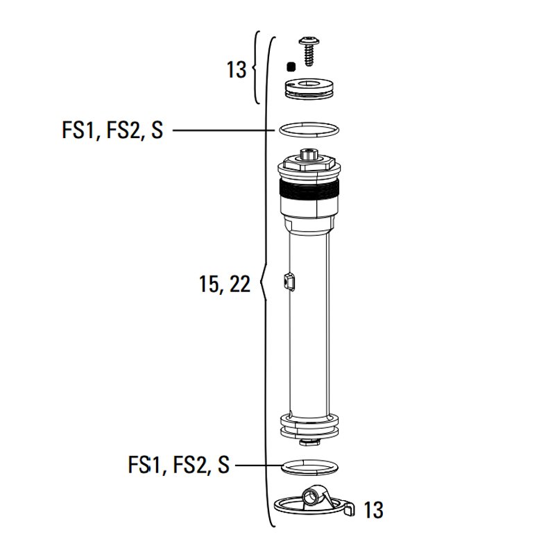 Rock Shox TurnKey himmenninyksikkö kaukosäätimelle