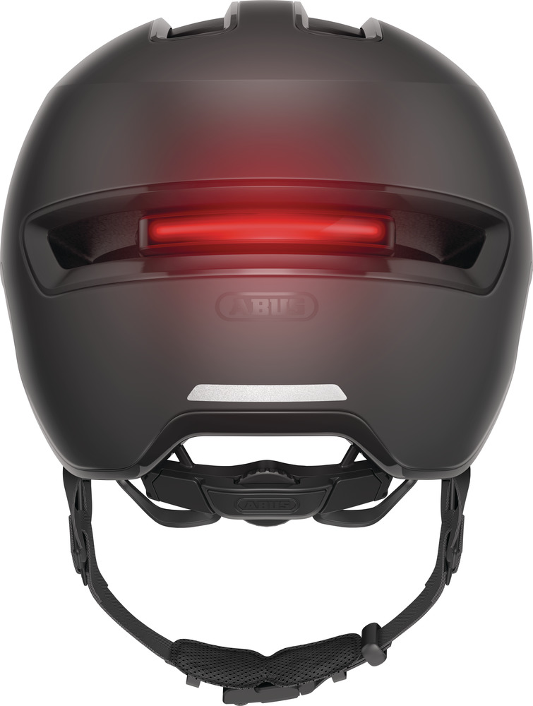 ABUS HUD-Y pyöräilykypärä LED Velvet Black