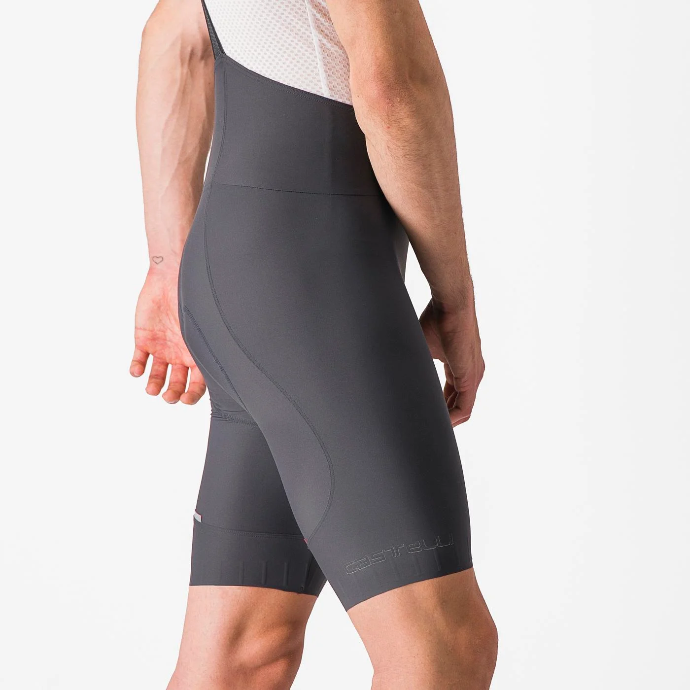 Castelli Espresso Bibshortsit tummanharmaana