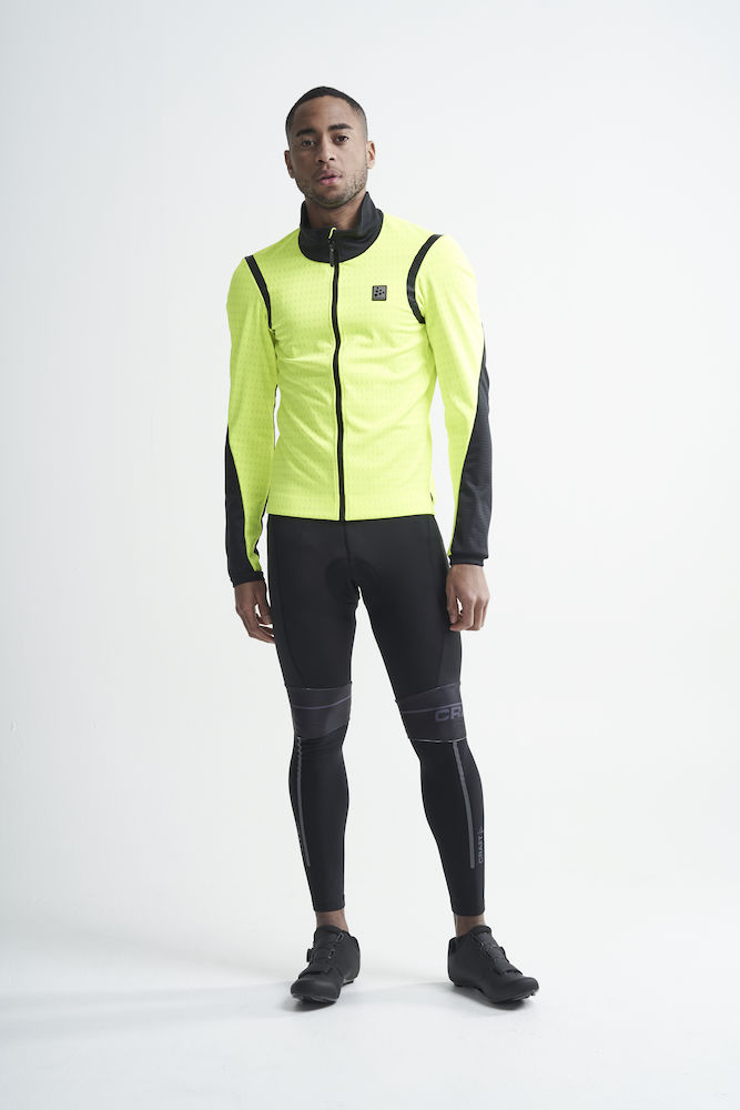 Craft Hale SubZero Jacket Keltainen heijastimilla varustettuna