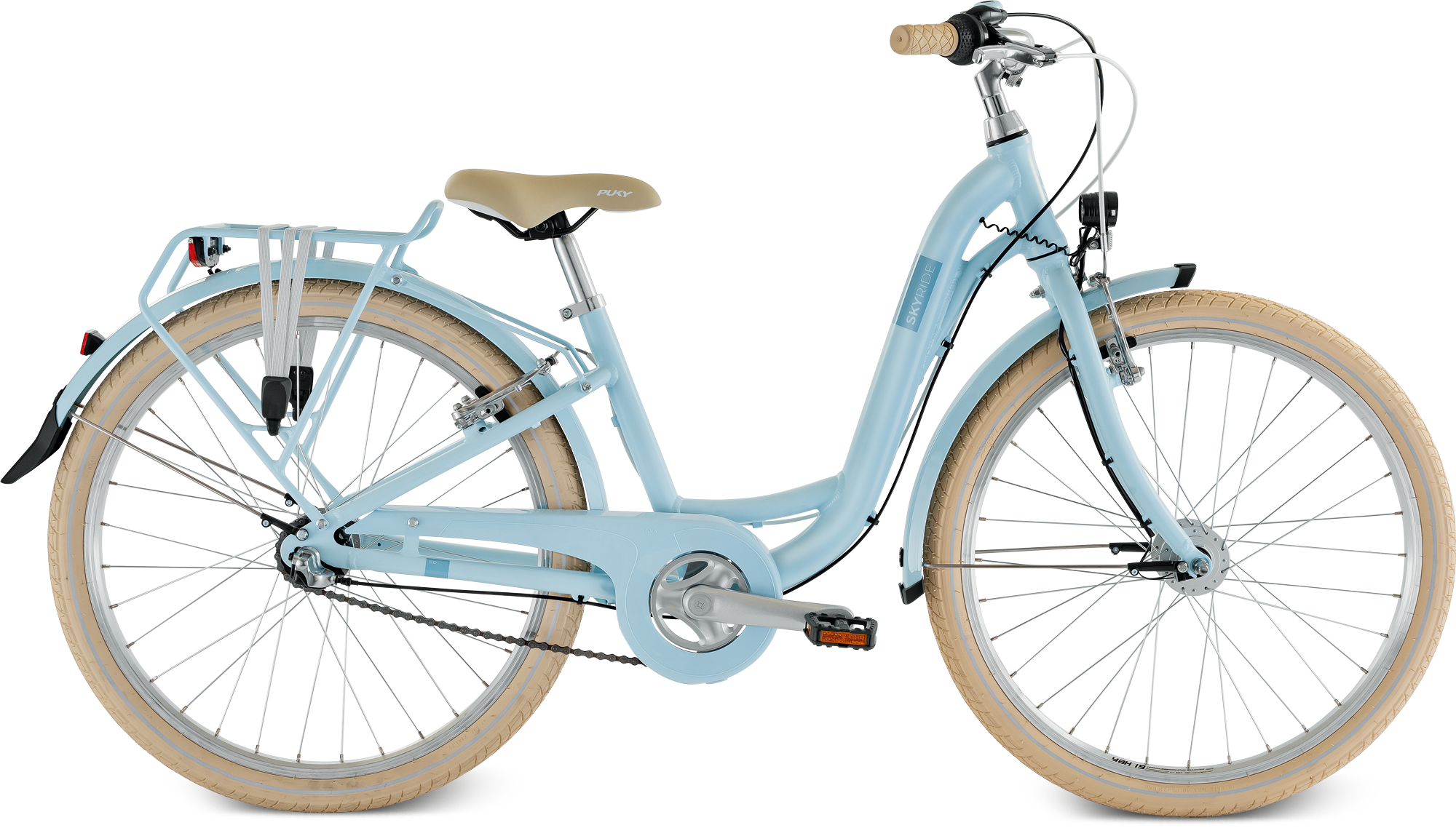 Puky Skyride -lastenpyörä 24" 3-vaihteinen retro Sininen