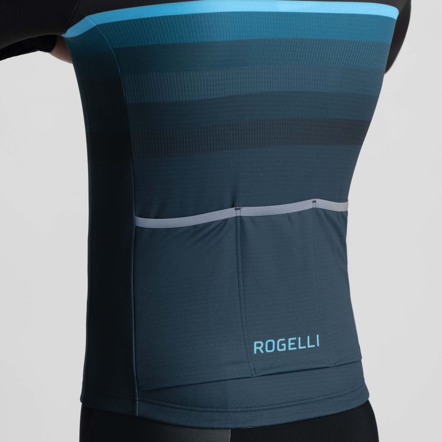 Rogelli Hero II Pyöräily takki, musta/sininen