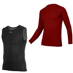 Baselayers and sports underwear