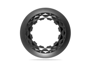 AbsoluteBlack Centerlock -lukitusrengas jarrulevyille 12 mm läpiakselille musta