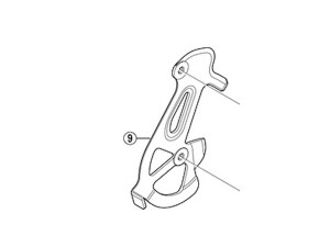 Shimano Altus takavaihtajan sisälevy malliin RD-M310