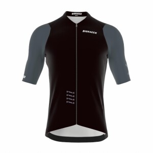 Bioracer Icon -pyöräilypaita Black/Anthracite miehet