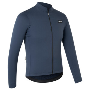 GripGrab Gravelin MerinoTech Thermal pitkähihainen pyöräily Jersey Navy