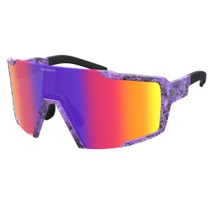 SCOTT Shield -pyöräilylasit Swish Purple/Teal Chrome