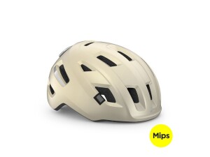 MET E-Mob MIPS -pyöräilykypärä vanilla ice