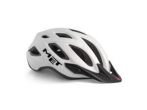MET Crossover -pyöräilykypärä matte white koko 60–64 cm