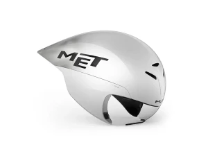 MET Drone Wide Body 2 -pyöräilykypärä white metallic koko 55–58 cm