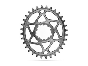 AbsoluteBlack ovaali eturatas 32T Direct Mount Boost 3 mm offset SRAM Titanium